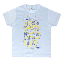 Футболка детская Regent Kids 150, голубая