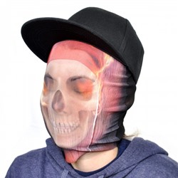 Маска для хэллоуина "Fiery Skull"
