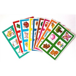 Обучающее картонное лото для детей «7 в 1»