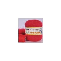 Long mink wool