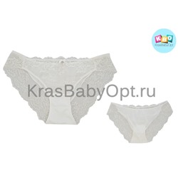 Трусы женские кружевные / красный