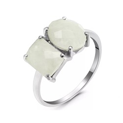 Кольцо из серебра лунный камень, Авангард