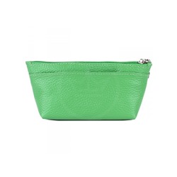 Косметичка Premier-F-93 натуральная кожа (1 отдел),  зеленый флотер (322)  193702