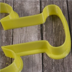 Вырубка для пряника "буква Т" пластик, 8 см