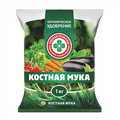 Костная мука 1 кг Скорая помощь (СЗТК/Агроторф)