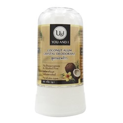 U&I COCONUT Alym Crystal Deodorant (Дезодорант кристаллический КОКОСОВЫЙ), 80 г.