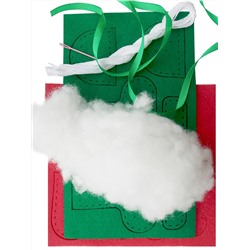 Мягкая елочная игрушка из фетра «Шапка, варежка, сапожок» своими руками