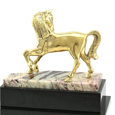 Часы каминные из яшмы 120*65*190мм