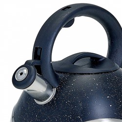 Чайник со свистком 3 л BE-0574 черный мрамор