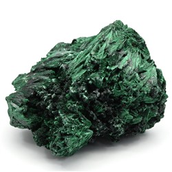 Малахит плисовый подарочный 71*52*45мм, 219г