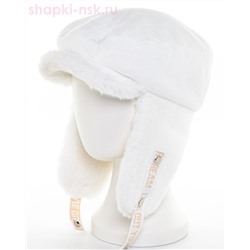 Роберта с ушками экомех пума+экомех ласка Кепка женская флис (56-57)