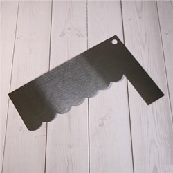 Шпатель угловой D04 металл, 19 см