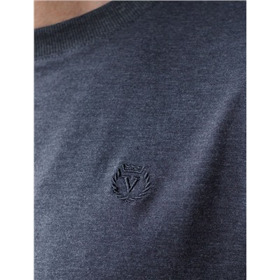 Футболка базовая полуприлегающая из премиального хлопка с эластаном