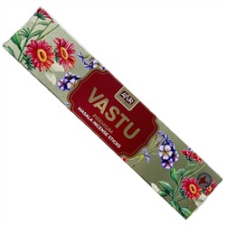 VASTU Premium Masala Incense Sticks, Ayur Plus (ВАСТУ, ароматические масала палочки премиум-класса, Аюр Плюс), 18 г.