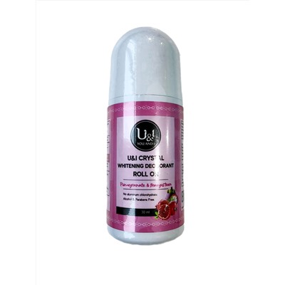 U&I Crystal Whitening Deodorant POMEGRANATE & MANGOSTEEN (Кристаллический роликовый дезодорант ГРАНАТ И МАНГОСТИН), 30 мл.