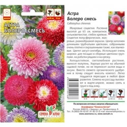 Цв.Астра Смесь Болеро помпонная (Сем.Алтая) 0,2г