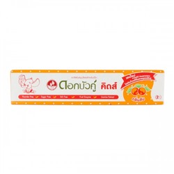 Herbal Toothpaste For Kids ORANGE FLAVOUR, Twin Lotus (Детская растительная зубная паста АПЕЛЬСИН, Твин Лотус), 35 г. БЕЗ ЗУБНОЙ ЩЕТКИ - СРОК ГОДНОСТИ ДО 10 НОЯБРЯ 2024 ГОДА