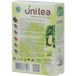 UNITEA. Green tea 200 гр. карт.пачка