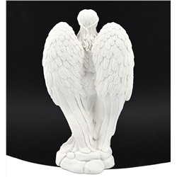 Статуэтка из мрамолита "Ангел хранитель с голубем"  135*100*230мм