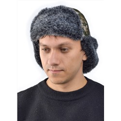 Шапка-ушанка "Ангара" иск.мех (цвета в ассортименте)