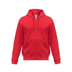 Толстовка мужская Hooded Full Zip красная