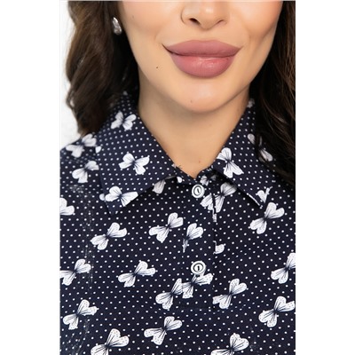 Поло Тренди (синее/бант) Б14100-10М