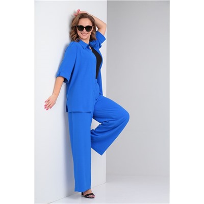 Andrea Fashion 3 василёк, Брюки,  Рубашка