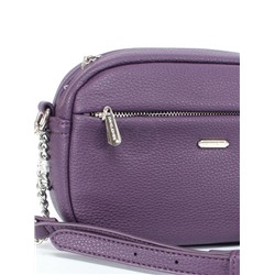 Сумка женская искусственная кожа DJ-СМ 6740-PURPLE,  1отд,  плечевой ремень,  фиолетовый 256008