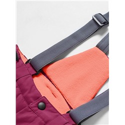 Горнолыжный костюм для девочки бордового цвета 9326Bo