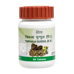 Divya TRIPHALA Guggul (Трифала Гуггул Дивья), 80 таб.