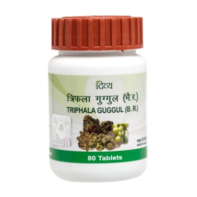 Divya TRIPHALA Guggul (Трифала Гуггул Дивья), 80 таб.