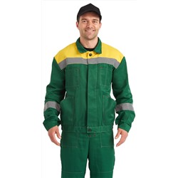 Костюм "ЛЕГИОН" куртка/полукомб. Т.ЗЕЛЕНЫЙ/ЖЁЛТЫЙ