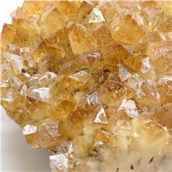 Друза цитрин 77*73*30мм, 220-239г, (L)