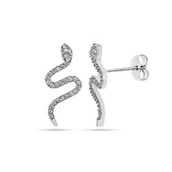 Серьги из серебра куб.циркон., Тцс99