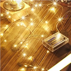 Гирлянда LED100 желтая 10м на батар.. RT-2322