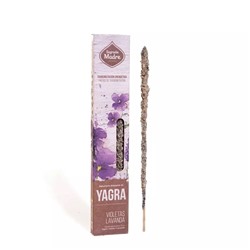 Yagra Incense Stick VIOLET & LAVENDER, Sagrada Madre (Благовония серии Ягра ФИАЛКА И ЛАВАНДА, Саграда Мадре), уп. 6 палочек