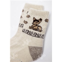 Носки детские из 100% монгольской шерсти          (арт. 02107)