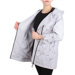 F809 LIGHT GRAY Ветровка женская CO-COCOPINE (85% хлопок, 15% полиэстер) размер 42 (идет на 48 российский)