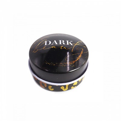 Эко свеча в жестяной банке DARK BEAUTY аромат АПЕЛЬСИН (4,8 на 2,5 см.), 1 шт.