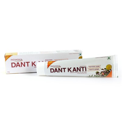 DANT KANTI Patanjali (ДАНТ КАНТИ, аюрведическая зубная паста, Патанджали), 100 г.