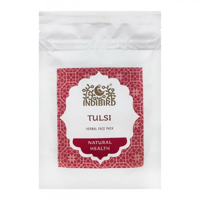 TULSI Powder, Indibird (Маска для лица ТУЛСИ ПОРОШОК, для наружного применения, Индибёрд), 50 г.