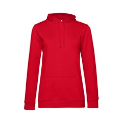 Толстовка с капюшоном женская Hoodie, красная