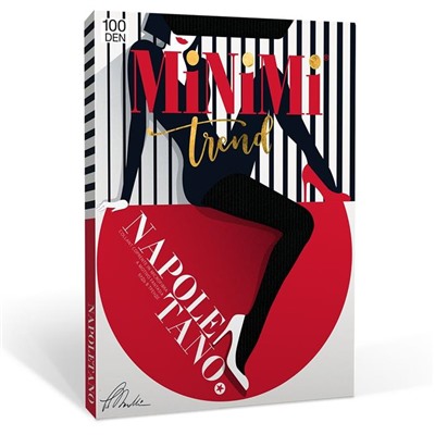 MINIMI NAPOLETANO 100 (микрофибра лапша) 3 nero (черный)