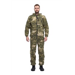 Костюм "ТУРИСТ 1" куртка/брюки цвет: кмф "Облака зеленый", ткань: СОРОЧЕЧНАЯ