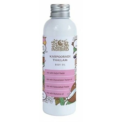 KARPOORADI THAILAM Massage Oil, Indibird (КАРПУРАДИ ТАЙЛАМ Массажное масло, Индибёрд), 150 мл.