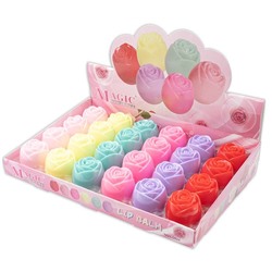 Блеск для губ MAGIC LIP GLOSS Роза в ассорт. LC-824 (мин.6шт) Karite