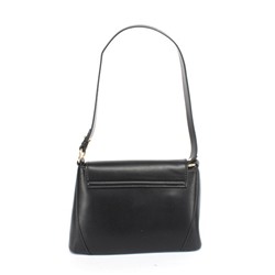 Сумка женская искусственная кожа DJ-cm 6756-BLACK,  1отд,  плечевой ремень,  черный 256052