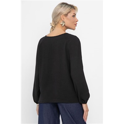 Блуза Шарм (черная) Б13848-10М