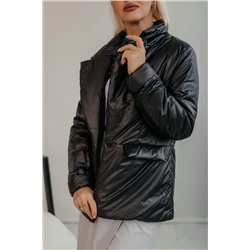 Стильная леди М-672 черный, Куртка