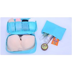 15%Дорожный органайзер для белья и косметики - сумка органайзер для путешествий,1 шт. Размер 28*16*12 см. Цвет темно-синий.